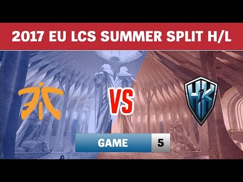 Highlights: FNC vs H2K Game 5 | Fnatic vs H2K | Tranh hạng ba LCS Châu Âu Mùa Hè 2017