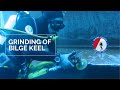 Grinding Of Bilge Keel By Certified Divers Welders Class A Diving Status UnderwaterServices