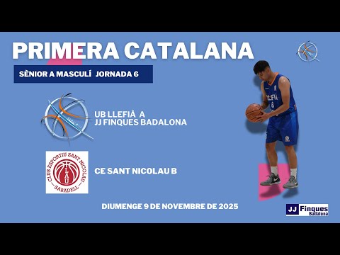 J6 Sènior A masculí. UB LLefià JJ Finques Badalona - CE Sant Nicolau