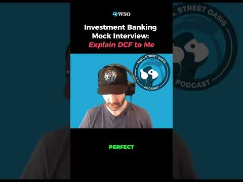 Explain DCF to Me: REAL Investment Banking Interview Question!