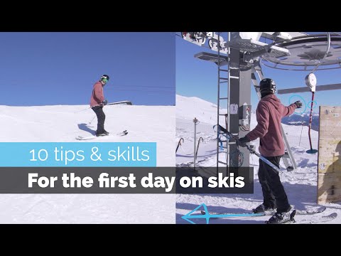 <h1 class=title>How to Ski | 10 Beginner Skills for the First Day Skiing</h1>