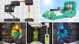 14 Minecraft Sci-Fi/Futuristic build hacks + Lab decorations