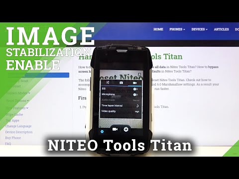Enable Image Stabilization on Niteo Tools Titan - Camera Customizations