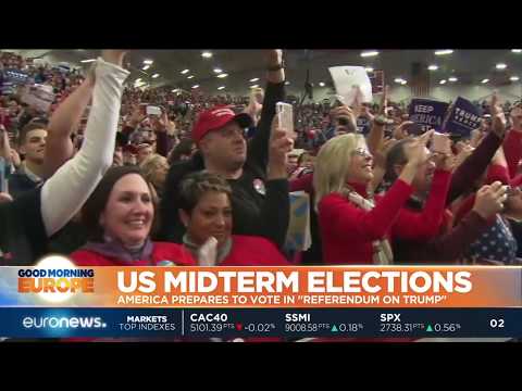 US midterms 2018: campaigning stops and voting starts in the most important midterms in a generation