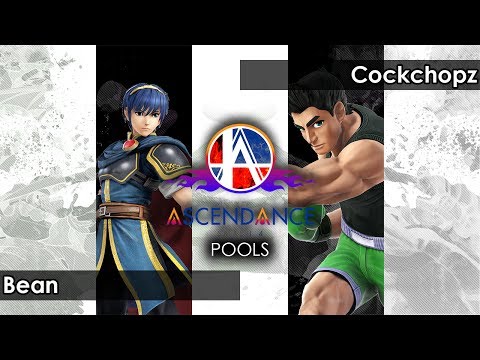 Smash 4: SoL | Bean (Marth/DK) V PBG | MNK | Cockchopz (Little Mac) - Ascendance 32 Tournament SSB4