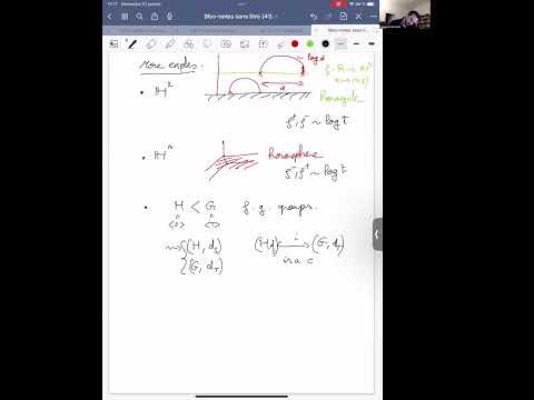 Oussama Bensaid (Part 1): Coarse embeddings and homological filling functions.