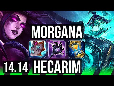 MORGANA vs HECARIM (JGL) | Rank 2 Morg, 43k DMG, 5k comeback, 11/6/19 | EUW Challenger | 14.14