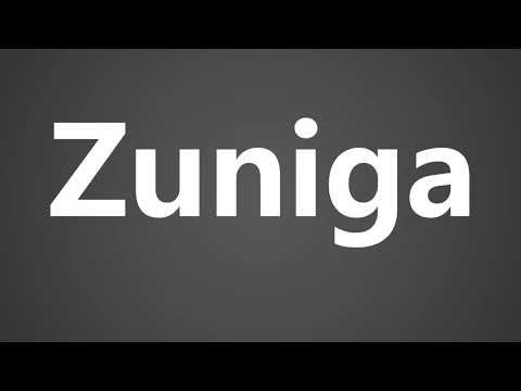 How to Pronounce Zuniga
