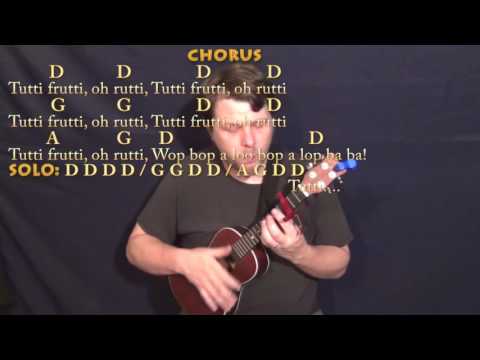 Tutti Frutti (Little Richard) Ukulele Cover Lesson with Chords/Lyrics - Capo 3rd