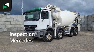 混凝土搅拌车 Mercedes-Benz Actros 3241 8X4 7m3 Putzmeister TMM 21-3 Retarder Big-Axle 3-Ped | 图像 4 - Machineryline