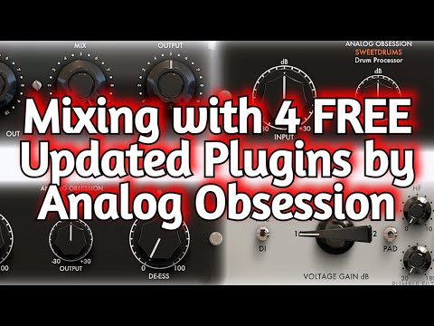 4 FREE Enhancer VST PLUGINS by Analog Obsession Updated - PREDD, ReLife, SweetBox & SweetDrums