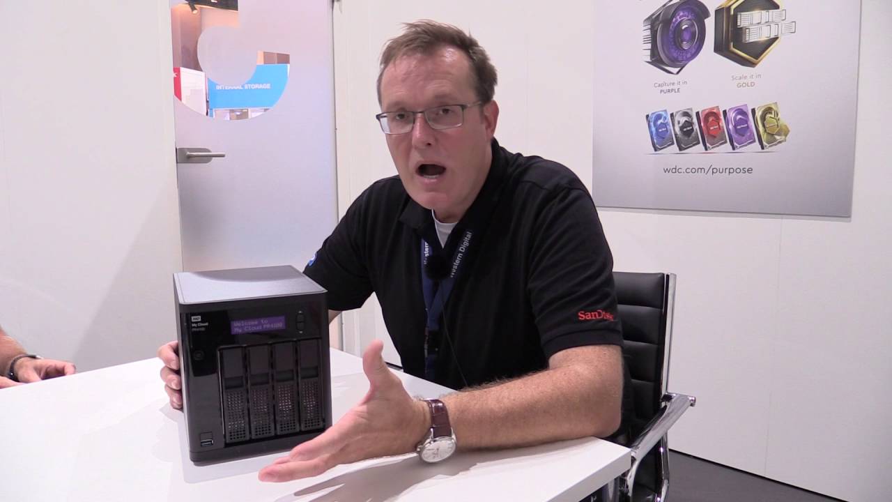 Сетевой накопитель WD My Cloud Pro PR4100 WDBKWB0160KBK-EEUE 16TB 3,5" LAN NAS