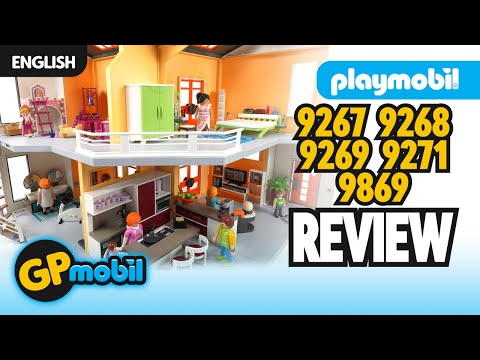 Playmobil 9267 - 9268 - 9269 - 9271 - 9869 - Modern House - Part 2 | Unbox - Build - Review