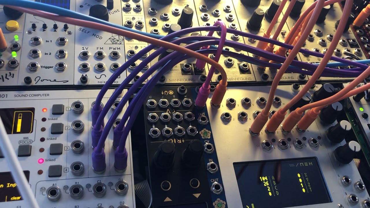 Teletype haiku - Monome - lines