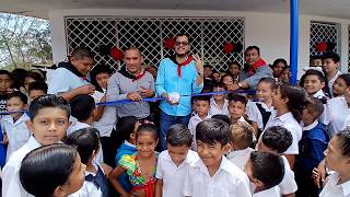 Más de 300 estudiantes celebran mejoras en escuela de Carazo