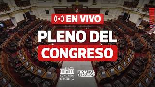 🔴EN VIVO: Pleno del Congreso aborda mociones de censura contra José Jerí Oré