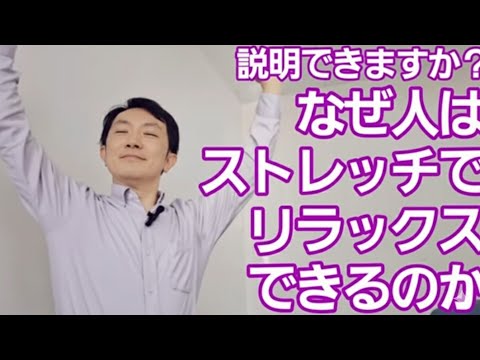 看護学類 ストレッチとリラックス［臨床］ストレッチでリラックスする機序を解説