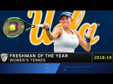 UCLA's No. 32 nationally ranked freshman, Elysia Bolton, takes Pac-12 Women's Tennis...