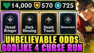 Godlike RNG 4 Curse Run: Insanely Stacked Stat Stick Ezreal | League Arena Gameplay
