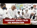 President Elections 2022 Flanked By Rahul Gandhi Akhilesh Yadav Yashwant Sinha Files Nomination