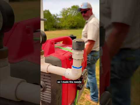 Built our own boomless sprayer to spread soil additives fast + even #FarmHack #DIY #sprayer#Farmlife