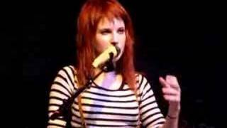 Paramore - Hayley Talking/Faces in Disguise Cover