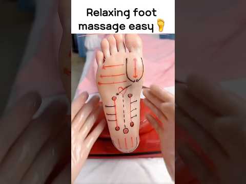 Relaxing foot massage tutorial #footmassage #footmassagetherapy #massagetutorial