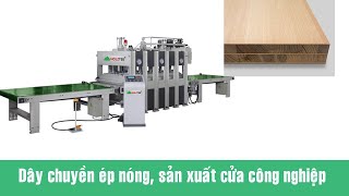 Chuyền máy ép cửa tự động ép nhiệt HT48A/160T Holztek