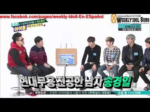 [Sub Español] 140205 Weekly Idol - History  [1/2]