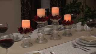 preview picture of video 'Hampton Flameless Pillar Candle Holders Set of 2 Pacific Accents'