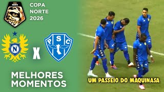 Nacional 7 x 0 Paysandu - Gols - Melhores Momentos - Copa Norte 2026 - 3ª Rodada