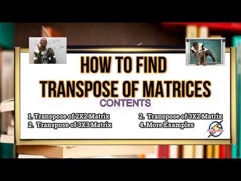 Transpose of Matrix | Mathematics