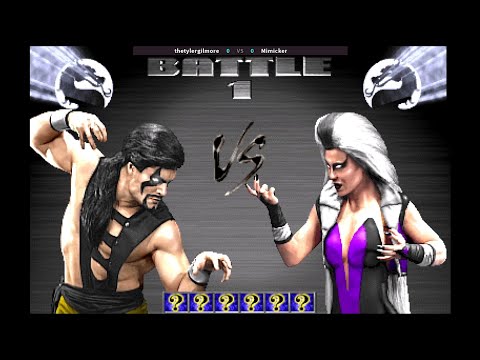 thetylergilmore vs Mimicker - Randper Kombat + Random Select - Ultimate Mortal Kombat 3 - Fightcade