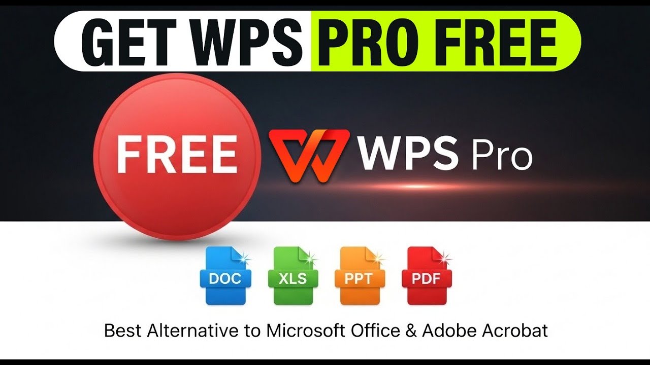 How To Get WPS Office Pro for Free (Full Suite + FREE PDF Editor)