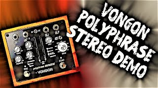Video thumbnail for Vongon Polyphrase Delay - Stereo Demo by Tri Pedal Reviews