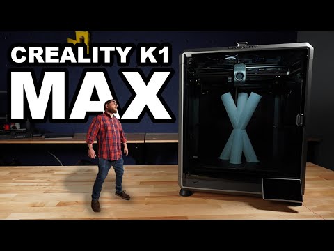 Creality K1 Max Unbox, Build, and Print Tests - High Speed Printer with Large Build Volume