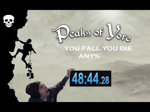 (WR) Peaks of Yore Any% YOU FALL YOU DIE (0 ROPES) 48:44
