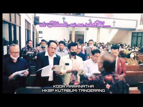 Koor Maranatha HKBP Kutabumi "Ondihon Au" 1 Mei 2022
