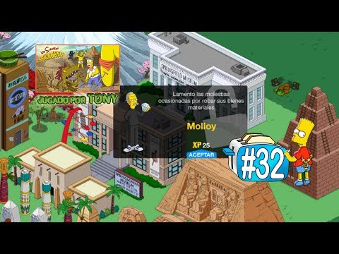 Los Simpson Springfield "Tostadora viajera, Cap. 32 - Molloy y el Museo de Springfield" por Tony