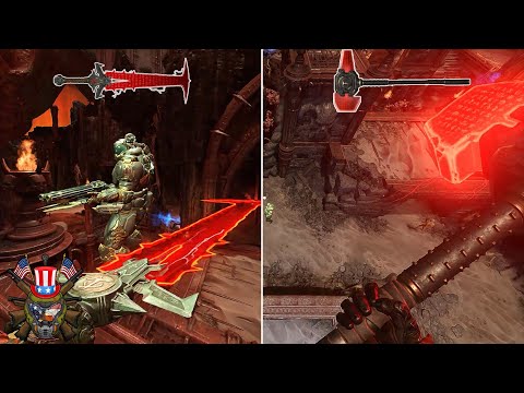 Using the CRUCIBLE and HELLBREAKER on a Slayer | DOOM Eternal