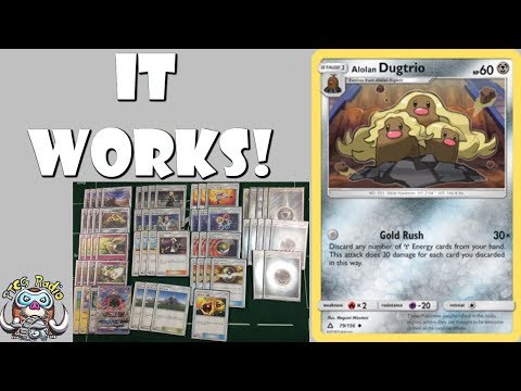 Alolan Dugtrio is Actually a Good Pokemon TCG Deck!!