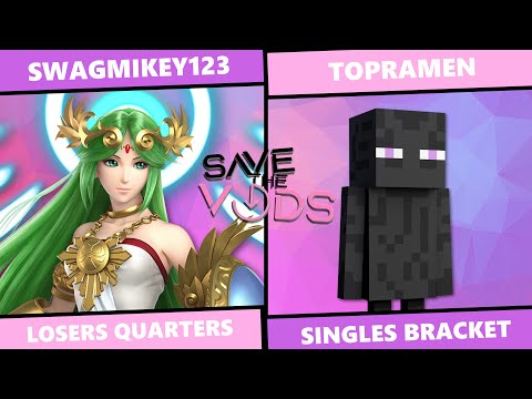 Save The Vods #50: Losers Quarters - Swagmikey123 (Palutena) vs Topramen (Steve) SSBU Singles