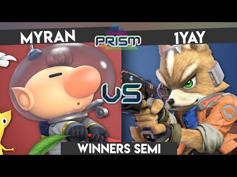 PRISM 205 -  Myran (Olimar) vs. 1Yay (Fox) - Winners Semi - Smash Ultimate Singles
