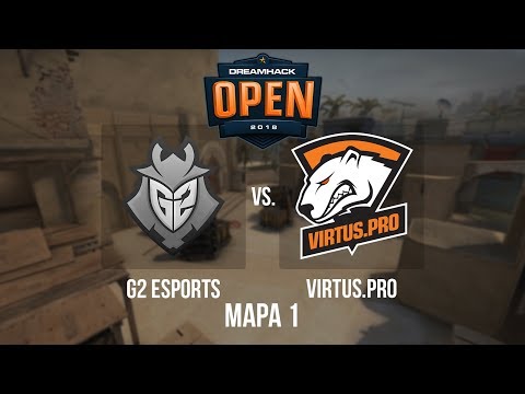Dreamhack Open Valencia 2018 - G2 vs. Virtus.Pro (Mapa 1 - Mirage - Parte 1/2) - Narração PT-BR