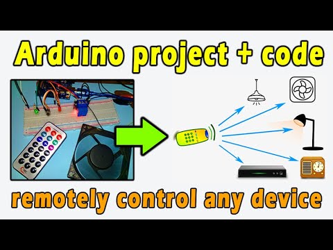 Arduino Project : How to control any device by IR remote control