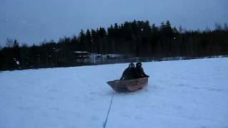 preview picture of video 'veneilyä talvella'