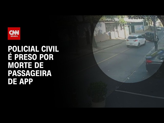 RJ: Policial civil é preso por morte de passageira de app | CNN PRIME TIME
