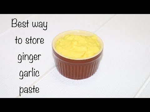<h1 class=title>Best way to store ginger garlic paste | how to make ginger garlic paste</h1>