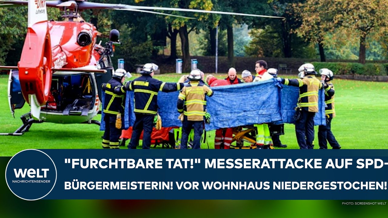 HERDECKE: "Furchtbare Tat!" Messerattacke auf SPD-Bürgermeisterin! Vor Wohnhaus niedergestochen!