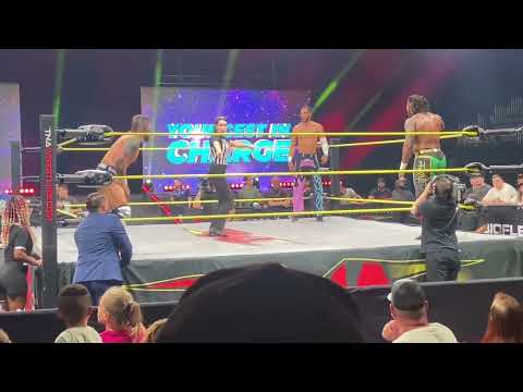 7/24/25 Leon Slader vs Cedric Alexander vs one of The Good Hands  for the X- Division title